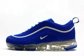 nike air vapormax 97 breathable lightweight cushion chaussures blue white